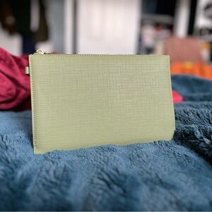 Dagne Dover Olive Green & Gold Essentials Wallet Bag